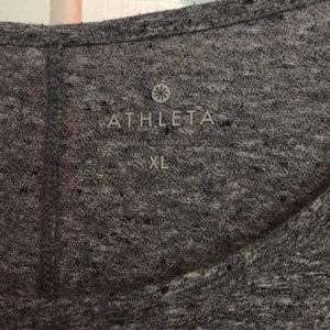 Athleta Tops - Athleta grey and black color block tee Athleta Tops - Athleta grey and black color block tee